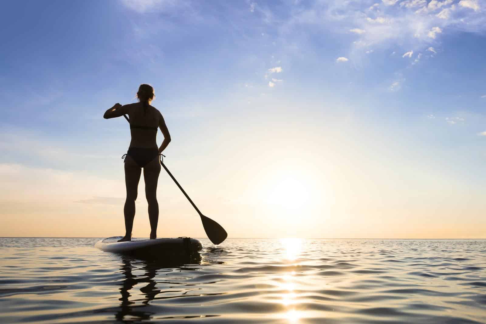 Paddle boarding on Party Boat Phuket Paddle boarding on Party Boat Phuket