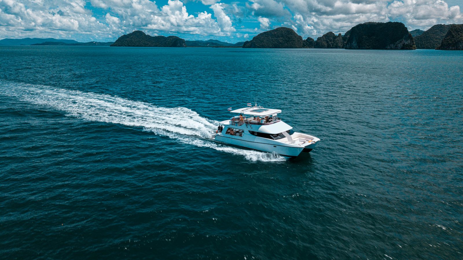 James Bond Luxury Boat in phang nga bay James Bond Luxury Boat in phang nga bay