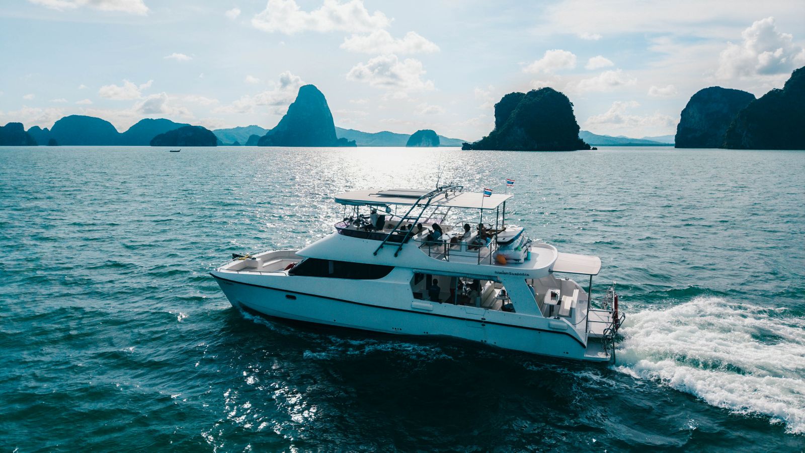 James Bond Luxury Boat in the bay Phang Nga Phuket James Bond Luxury Boat in the bay Phang Nga Phuket