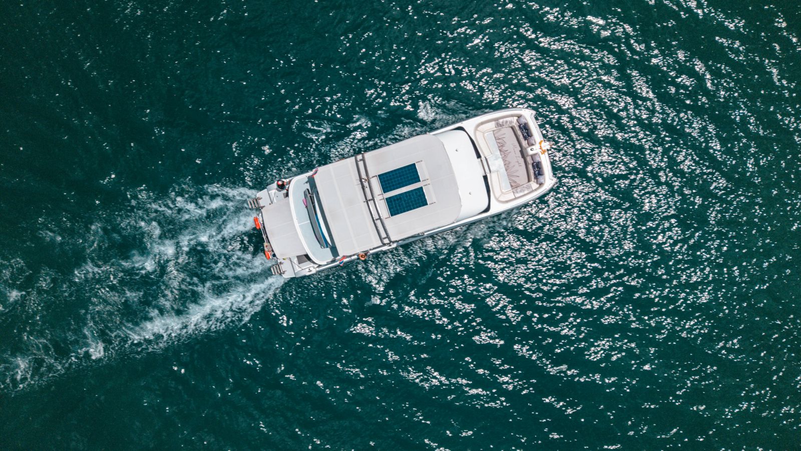 Over Head View James Bond Luxury Boat Over Head View James Bond Luxury Boat