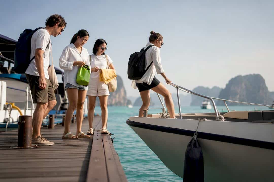 Travelers preparing for Phuket island tour