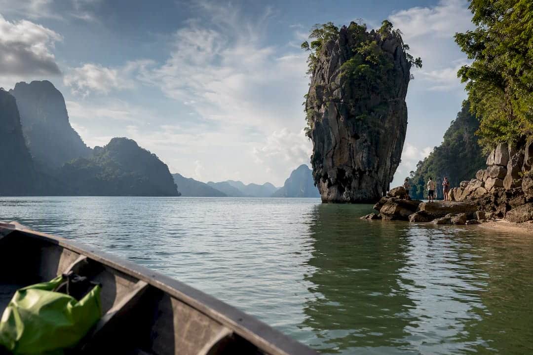 Quiet early morning view of James Bond Island