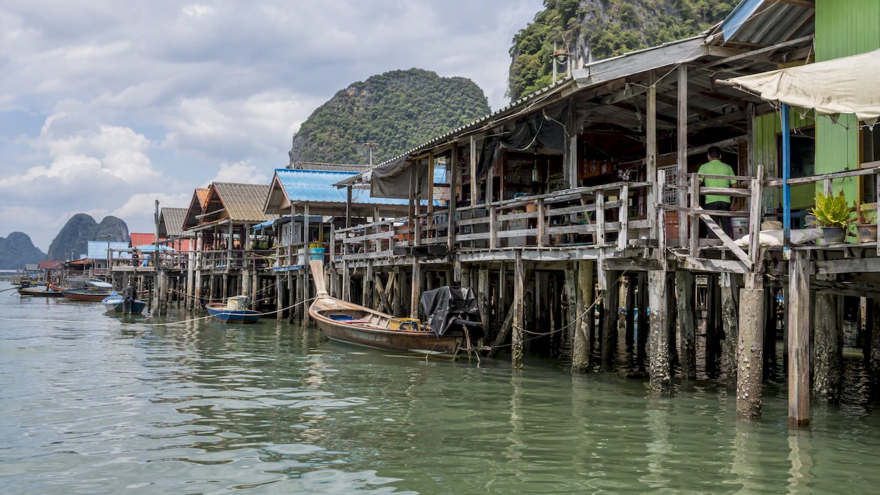 Koh Panyee stilt houses above the water