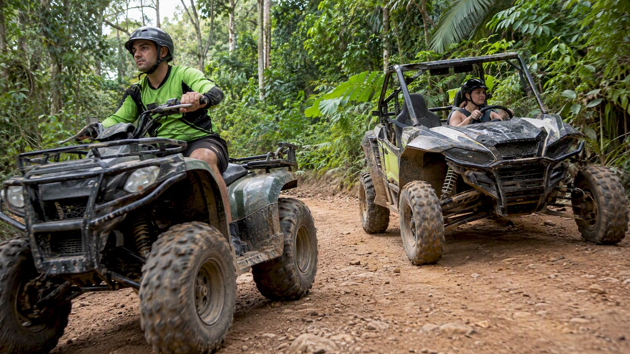 ATV and buggy riding a Phuket jungle trail