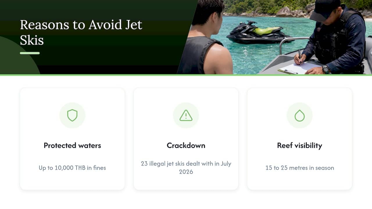 Three reasons jet skis are unsuitable at Racha